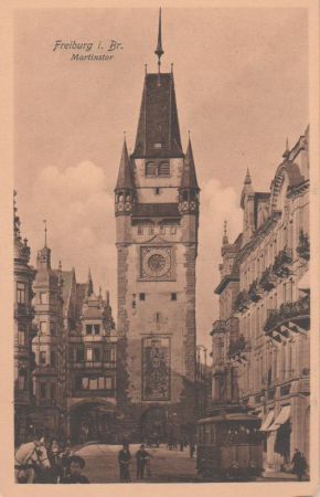 Freiburg - Martinstor - ca. 1935 Freiburg - Martinstor - ca. 1935