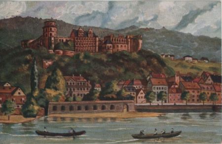 Heidelberg - Blick von der Hirschgasse Heidelberg - Blick von der Hirschgasse