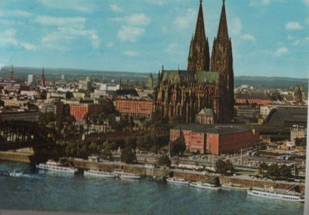 Köln - Blick zum Dom - ca. 1975 Köln - Blick zum Dom - ca. 1975