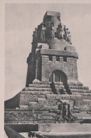 Leipzig - Das Völkerschlachtdenkmal - ca. 1955 Leipzig - Das Völkerschlachtdenkmal - ca. 1955