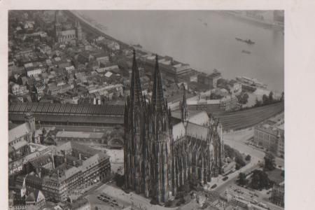 Köln am Rhein - Dom Luftbild - 1951 Köln am Rhein - Dom Luftbild - 1951