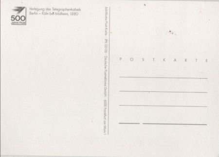 Mülheim, Ruhr - Verlegung des Telegraphenkabels