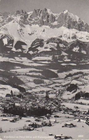 Österreich - Kitzbühel - mit Kaisergebirge - 1964 Österreich - Kitzbühel - mit Kaisergebirge - 1964