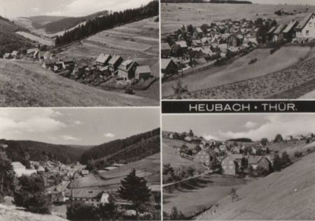 Masserberg-Heubach - 4 Teilbilder - 1978 Masserberg-Heubach - 4 Teilbilder - 1978