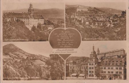 Rudolstadt - u.a. Stadtansicht - 1952 Rudolstadt - u.a. Stadtansicht - 1952