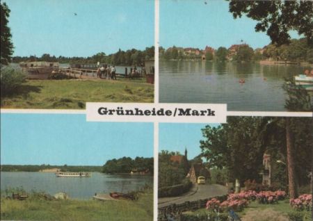Grünheide - u.a. Werlsee, Fangschleuse - 1974 Grünheide - u.a. Werlsee, Fangschleuse - 1974