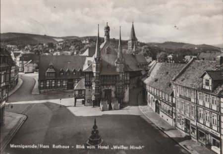 Wernigerode - Blick vom Hotel Weißer Hirsch Wernigerode - Blick vom Hotel Weißer Hirsch