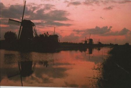 Niederlande - Molenwaard-Kinderdijk - Poldermolens - ca. 1985 Niederlande - Molenwaard-Kinderdijk - Poldermolens - ca. 1985