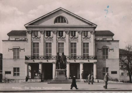Weimar - Deutsches Nationaltheater - 1963 Weimar - Deutsches Nationaltheater - 1963