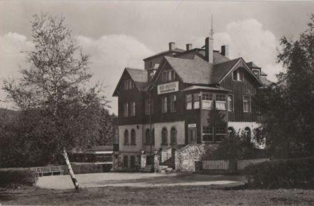 Altenberg-Bärenfels - HO-Gaststätte Felsenburg - 1960 Altenberg-Bärenfels - HO-Gaststätte Felsenburg - 1960