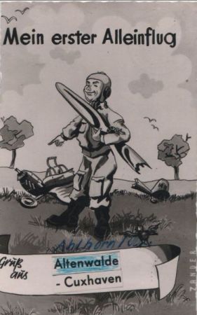Mein erster Alleinflug - Cuxhaven - 1959 Mein erster Alleinflug - Cuxhaven - 1959