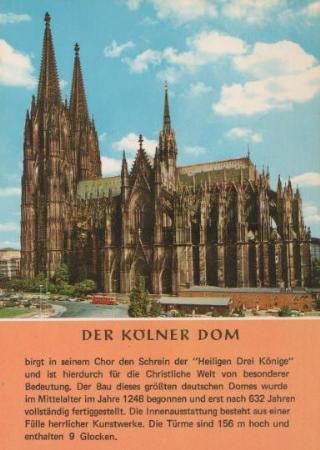 Köln - Dom Südseite - ca. 1985 Köln - Dom Südseite - ca. 1985