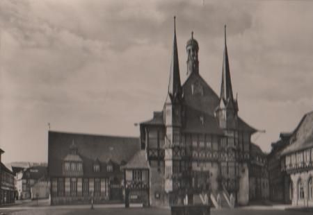 Wernigerode - Rathaus - ca. 1965 Wernigerode - Rathaus - ca. 1965