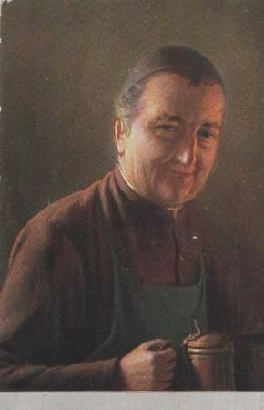 Mann mit Bierkrug - ca. 1935 Mann mit Bierkrug - ca. 1935