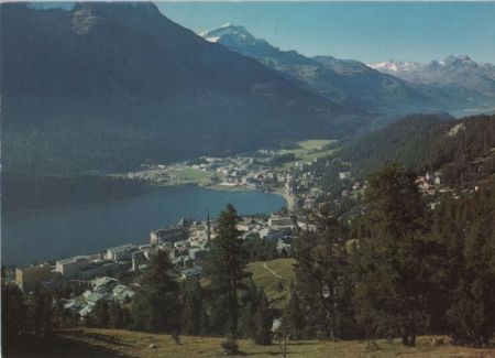 Schweiz - St. Moritz - mit Piz della Margna - 1977 Schweiz - St. Moritz - mit Piz della Margna - 1977