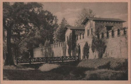 Bad Homburg-Dornholzhausen - Kastell Saalburg, Decumanseite - ca. 1950 Bad Homburg-Dornholzhausen - Kastell Saalburg, Decumanseite - ca. 1950
