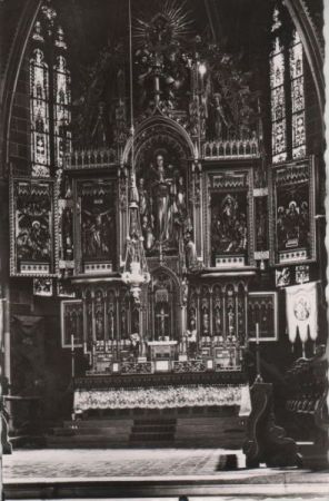 Villingen - Hochaltar im Münster - 1985 Villingen - Hochaltar im Münster - 1985