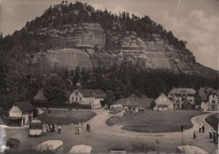 Kurort Oybin - mit dem Berg - 1960 Kurort Oybin - mit dem Berg - 1960