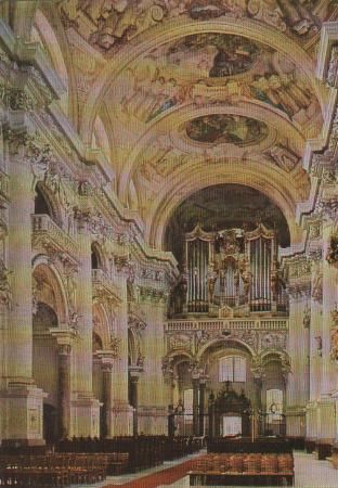 Österreich - St. Floria OÖ - Stiftskirche - Orgel - ca. 1975 Österreich - St. Floria OÖ - Stiftskirche - Orgel - ca. 1975