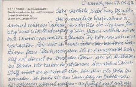 Altenberg-Bärenburg - Blick in den Langen Grund