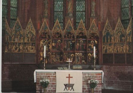 Grömitz-Cismar - Klosterkirche, Altarschrein - ca. 1980 Grömitz-Cismar - Klosterkirche, Altarschrein - ca. 1980
