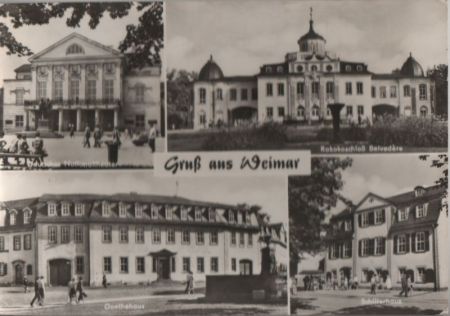 Weimar - u.a. Rokokoschloß Belvedere - 1975 Weimar - u.a. Rokokoschloß Belvedere - 1975
