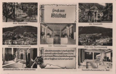 Bad Wildbad - u.a. mit Sommerberg - 1953 Bad Wildbad - u.a. mit Sommerberg - 1953