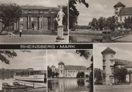 Rheinsberg - u.a.Dampferanlegestelle - 1973 Rheinsberg - u.a.Dampferanlegestelle - 1973