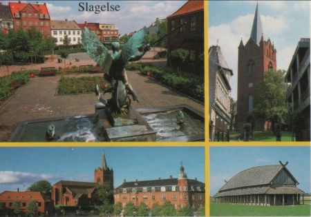 Dänemark - Slagelse - mit 4 Bildern - ca. 1980 Dänemark - Slagelse - mit 4 Bildern - ca. 1980