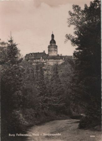 Burg Falkenstein - Vorderansicht Burg Falkenstein - Vorderansicht
