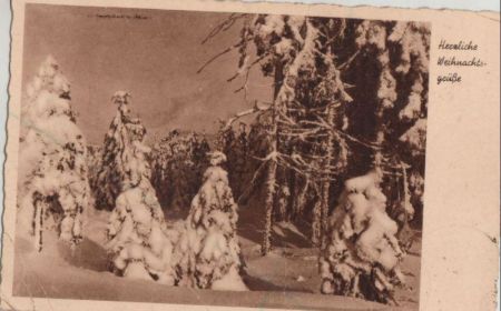 Weihnachtsgrüße - Winterlandschaft Weihnachtsgrüße - Winterlandschaft