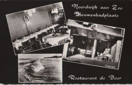 Niederlande - Noordwijk - Restaurant de Boer - ca. 1960 Niederlande - Noordwijk - Restaurant de Boer - ca. 1960