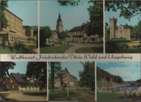 Friedrichroda - u.a. Schloß Reinhardsbrunn - 1968 Friedrichroda - u.a. Schloß Reinhardsbrunn - 1968