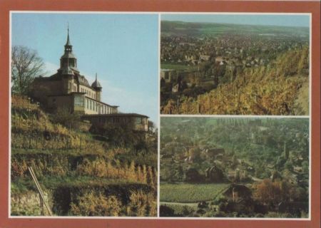 Radebeul - mit Blick aus den Weinbergen - 1989 Radebeul - mit Blick aus den Weinbergen - 1989