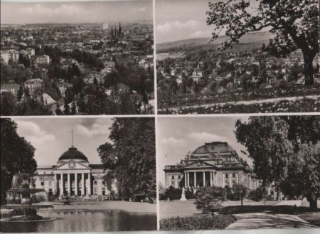 Wiesbaden - 4 Teilbilder - 1966 Wiesbaden - 4 Teilbilder - 1966