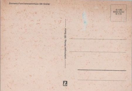 Goslar - Siemens-Familinstammhaus