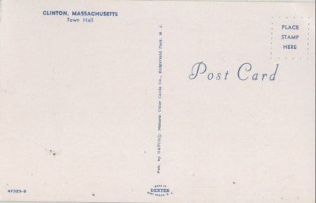 Clinton (Massachusetts) - USA - Town Hall