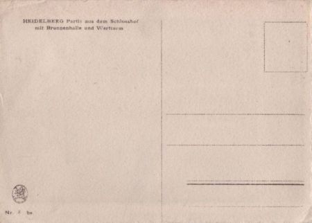 Heidelberg - Partie aus dem Schlosshof