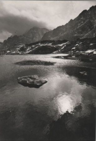 Slowakei - Vysoke Tatry - Hohe Tatra - Bergsee Sesterske pleso - ca. 1965 Slowakei - Vysoke Tatry - Hohe Tatra - Bergsee Sesterske pleso - ca. 1965