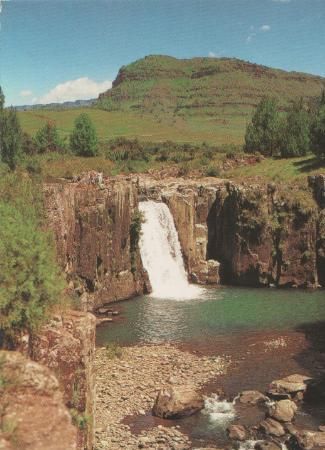Südafrika - Wasserfall in Drakensberg - 1984 Südafrika - Wasserfall in Drakensberg - 1984