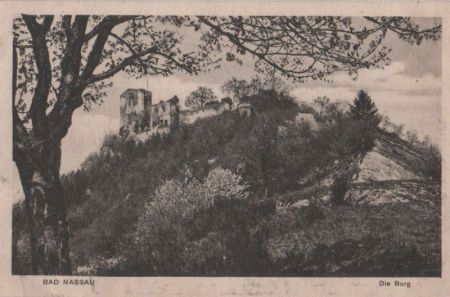 Nassau - Die Burg - ca. 1940 Nassau - Die Burg - ca. 1940
