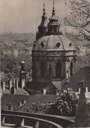 Tschechien - Prag - Praha - Vez a kupole chramu sv. Mikulase - 1964 Tschechien - Prag - Praha - Vez a kupole chramu sv. Mikulase - 1964