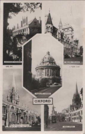 Großbritannien - Oxford - 5 Teilbilder - 1957 Großbritannien - Oxford - 5 Teilbilder - 1957