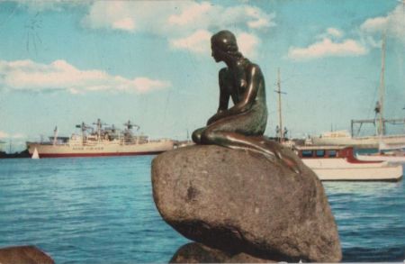 Dänemark - Kopenhagen - Langelinie, Den lille Havfruc - 1965 Dänemark - Kopenhagen - Langelinie, Den lille Havfruc - 1965