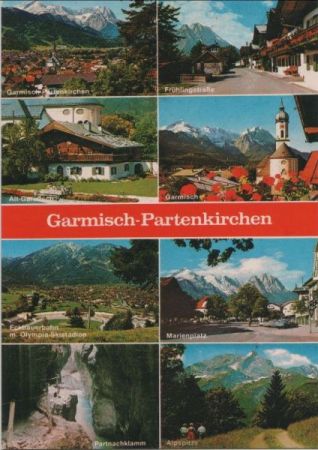 Garmisch-Partenkirchen - u.a. Marienplatz - ca. 1980 Garmisch-Partenkirchen - u.a. Marienplatz - ca. 1980