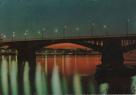 Mainz - Rheinbrücke - 1970 Mainz - Rheinbrücke - 1970