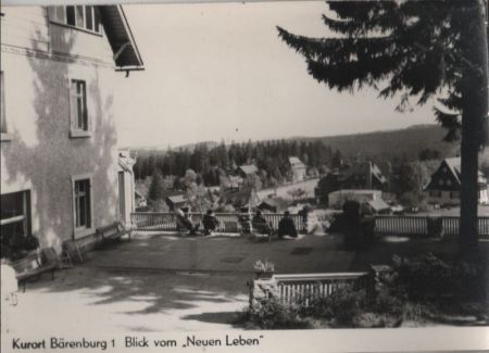 Altenberg-Bärenburg - Blick vom Neuen Leben - 1967 Altenberg-Bärenburg - Blick vom Neuen Leben - 1967