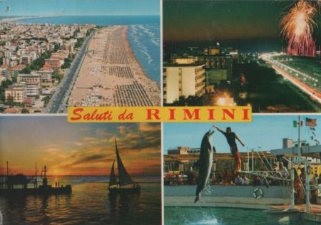 Italien - Rimini - 4 Teilbilder - 1987 Italien - Rimini - 4 Teilbilder - 1987