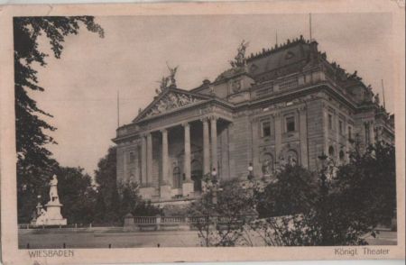 Wiesbaden - Königl. Theater - ca. 1935 Wiesbaden - Königl. Theater - ca. 1935