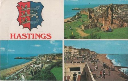 Großbritannien - Hastings - 3-Bilder-Karte - 1977 Großbritannien - Hastings - 3-Bilder-Karte - 1977